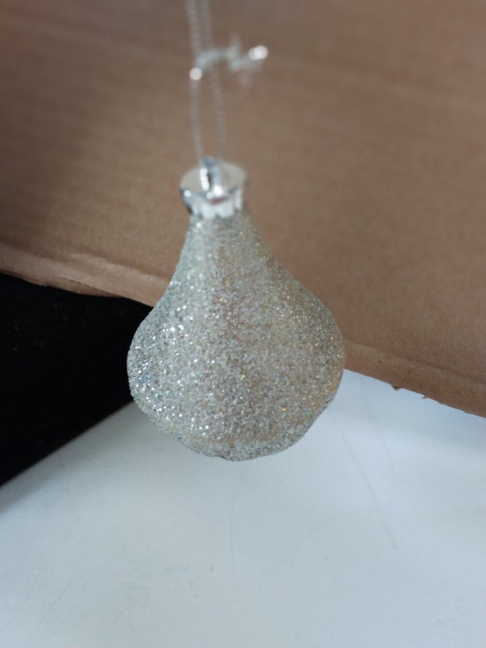 Vintage Xmas Tear Drop Ornament